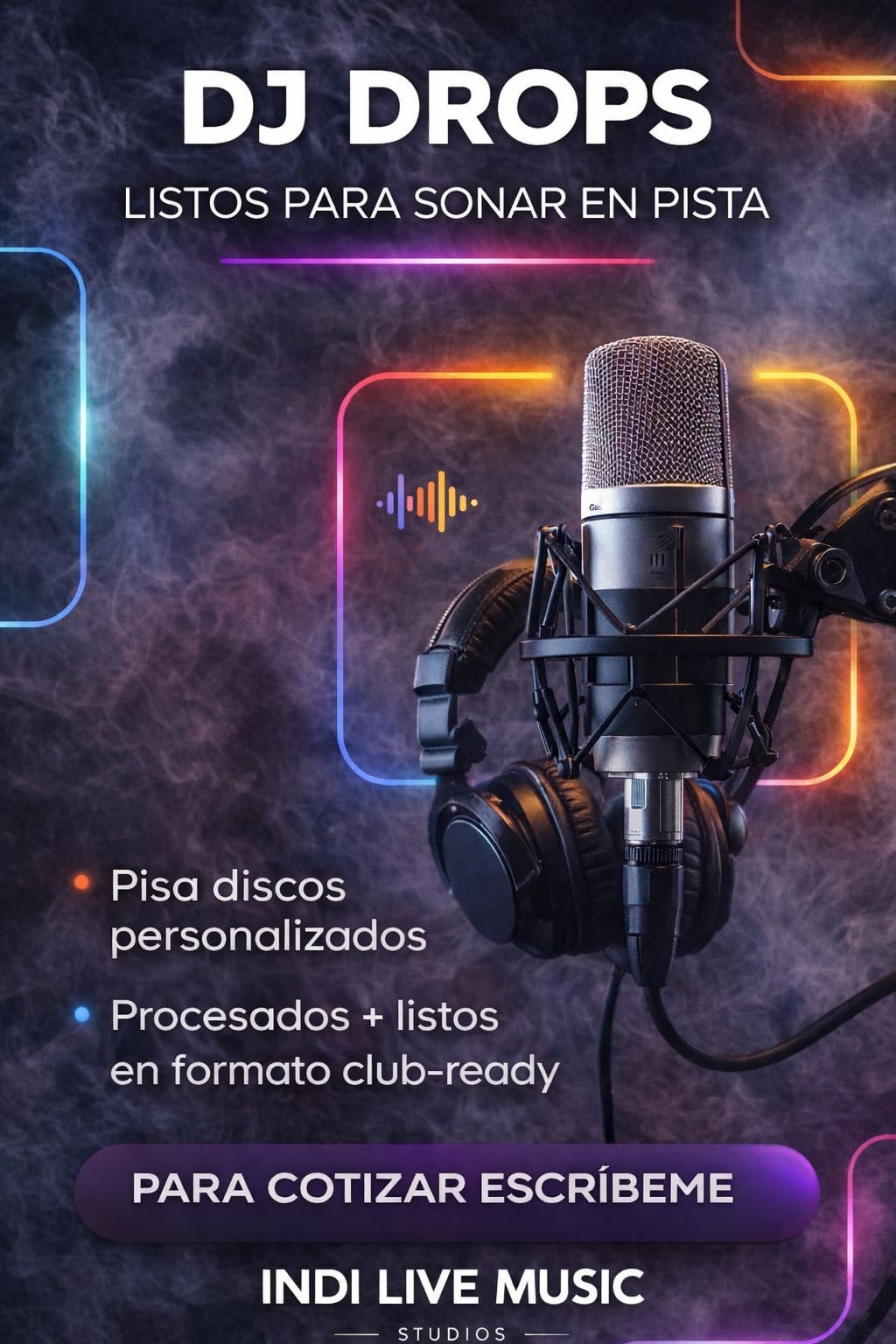 DJ drops listos para sonar en pista